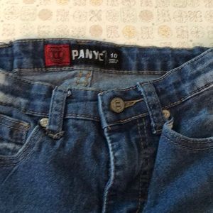 Ripped style fitted jeans for boys size 10